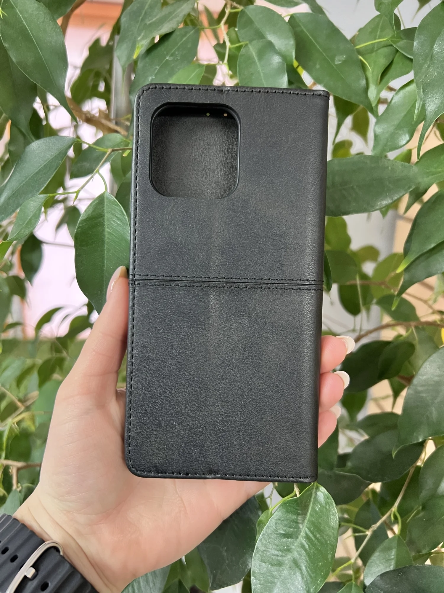 Черный чехол книжка elitcase для Honor X6A / Хонор Х6А