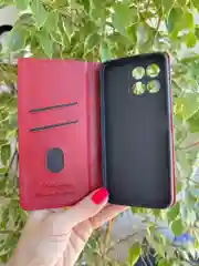 Красный чехол книжка elitcase для Honor X6 и X8 5G (VNE-N41) / Хонор Х6 и Х8 5G