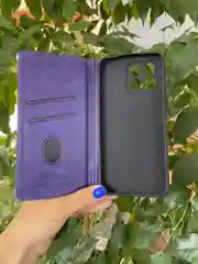 Фиолетовый чехол книжка elitcase для Honor X6 и X8 5G (VNE-N41) / Хонор Х6 и Х8 5G