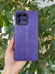 Фиолетовый чехол книжка elitcase для Honor X6 и X8 5G (VNE-N41) / Хонор Х6 и Х8 5G