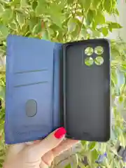 Синий чехол книжка elitcase для Honor X6 и X8 5G (VNE-N41) / Хонор Х6 и Х8 5G