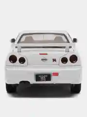 Белый масштабная металлическая модель авто 1:24 NISSAN Skyline GT-R R34