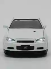Белый масштабная металлическая модель авто 1:24 NISSAN Skyline GT-R R34