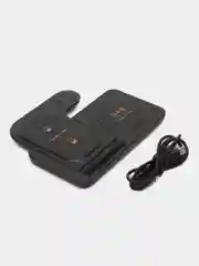 Черный беспроводная зарядка, 3 в 1, для iPhone, iWatch, AirPods, Android