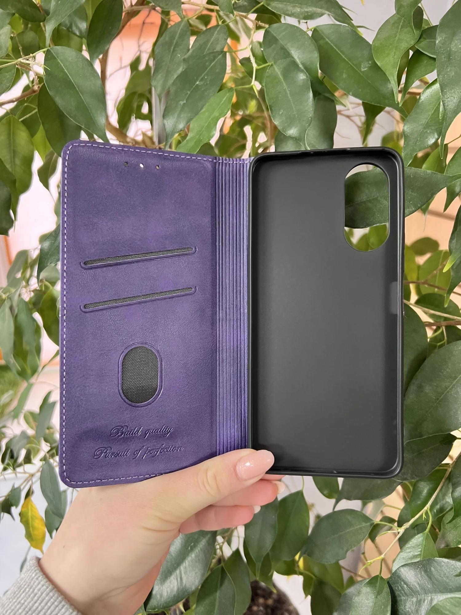 Фиолетовый чехол книжка elitcase для Honor X5 Plus / Хонор Х5+