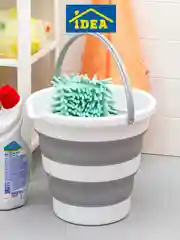 Серый ведро складное Idea "Флекс"
