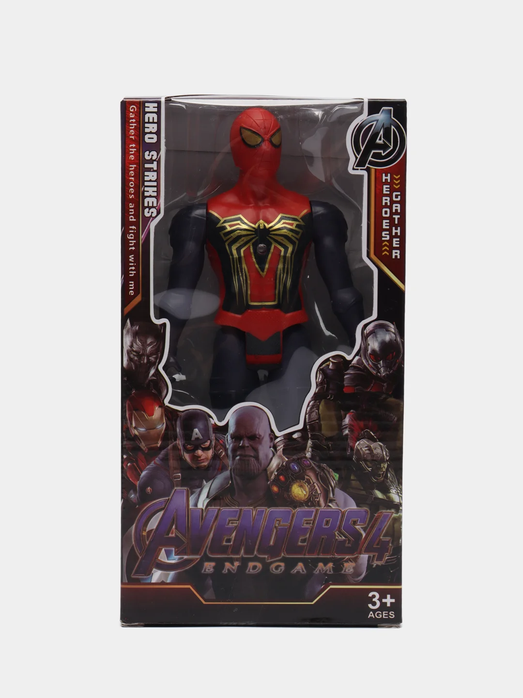 Красный интерактивная игрушка-сувенир Avengers (Мстители) Union Legend:Халк, Грут и Енот, танос