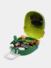 Зеленый набор фигурок игрушечных инструментов ironman, hulk(железный человек, халк) Рюкзак чемодан