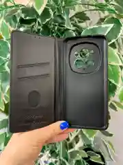 Черный чехол книжка elitcase для Honor Magic6 Pro / Хонор Меджик6 Про