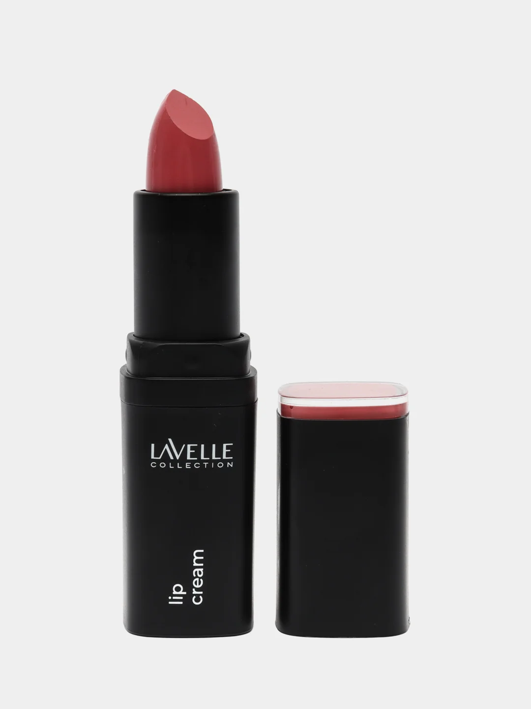 Розовый lavellecollection Помада для губ стойкая увлажняющая, тон 02 Кремово-розовый