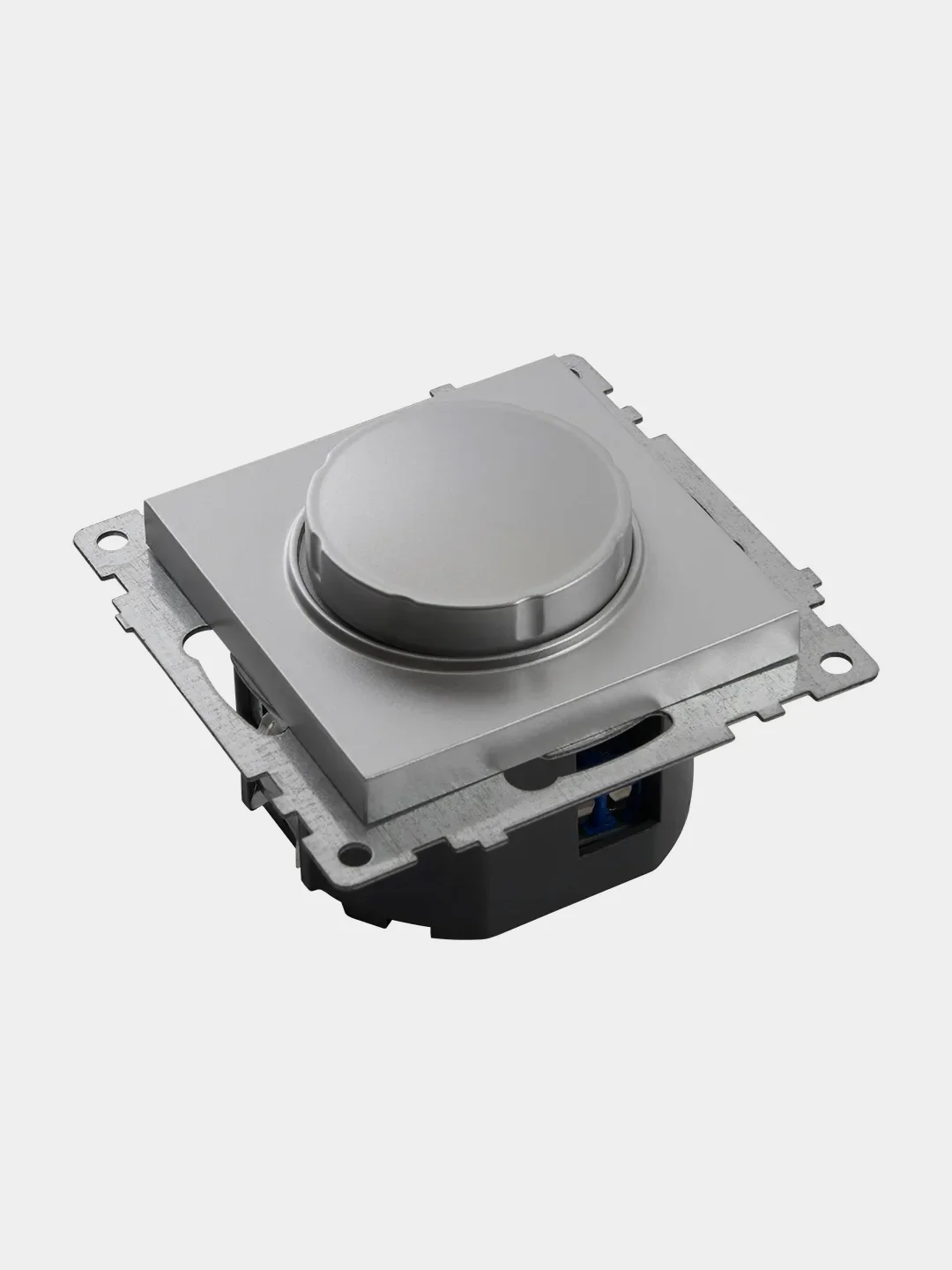 Выключатель диммирующий Stekker GLS10-7106-03, TRIAC (механизм), серия Катрин, серебро