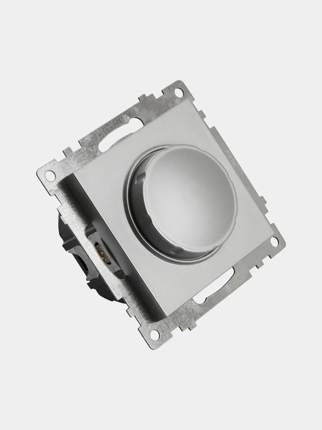 Выключатель диммирующий Stekker GLS10-7106-03, TRIAC (механизм), серия Катрин, серебро
