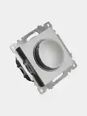 Выключатель диммирующий Stekker GLS10-7106-03, TRIAC (механизм), серия Катрин, серебро