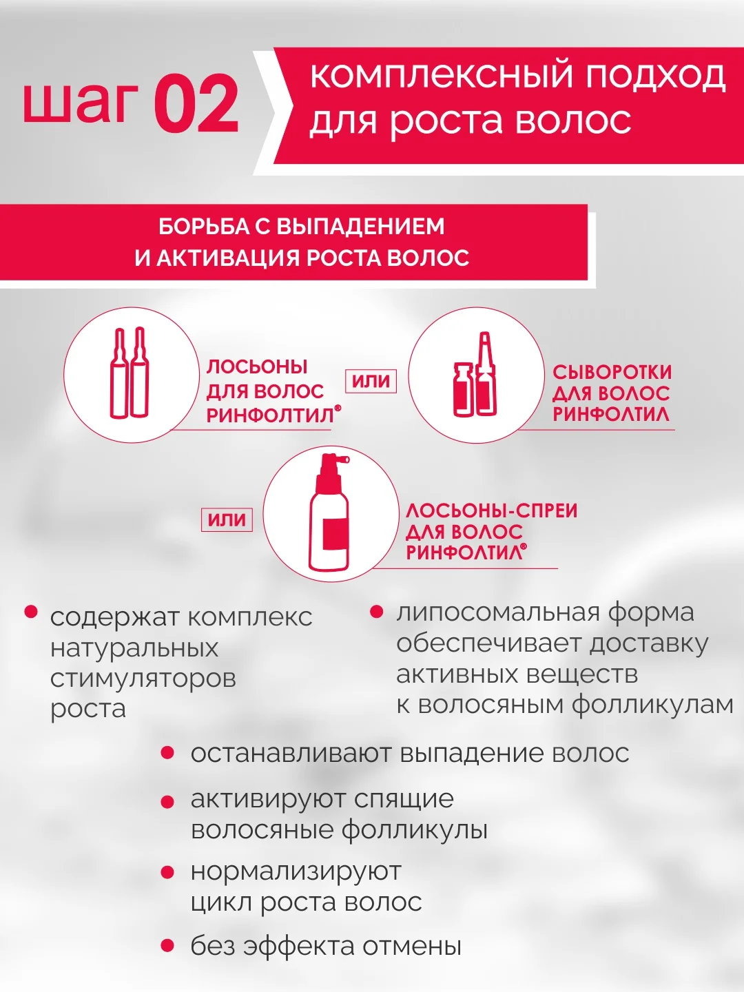 РИНФОЛТИЛ EXPERT Шампунь против выпадения и для роста для женщин