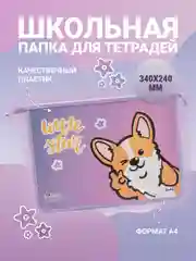 Аметистовый папка школьная для тетрадей, А4