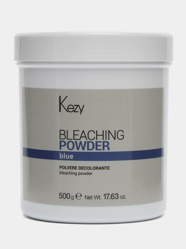 KEZY. Порошок обесцвечивающий голубой для волос до 7 тонов Bleaching powder blue 500 гр