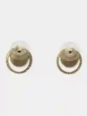 Зеленый серьги женские, гвоздики