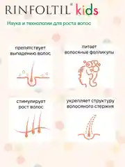 РИНФОЛТИЛ KIDS Средство по уходу за волосами детей: гипоаллергенная сыворотка с липосомами