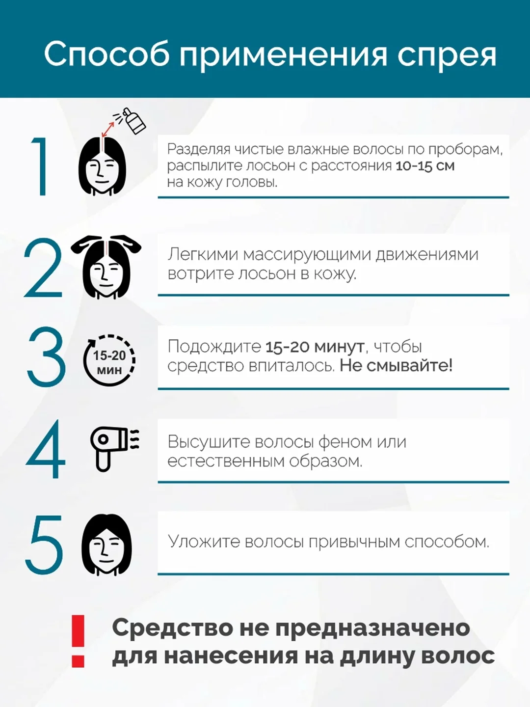 РИНФОЛТИЛ PRO Спрей для волос от выпадения для жирной кожи головы