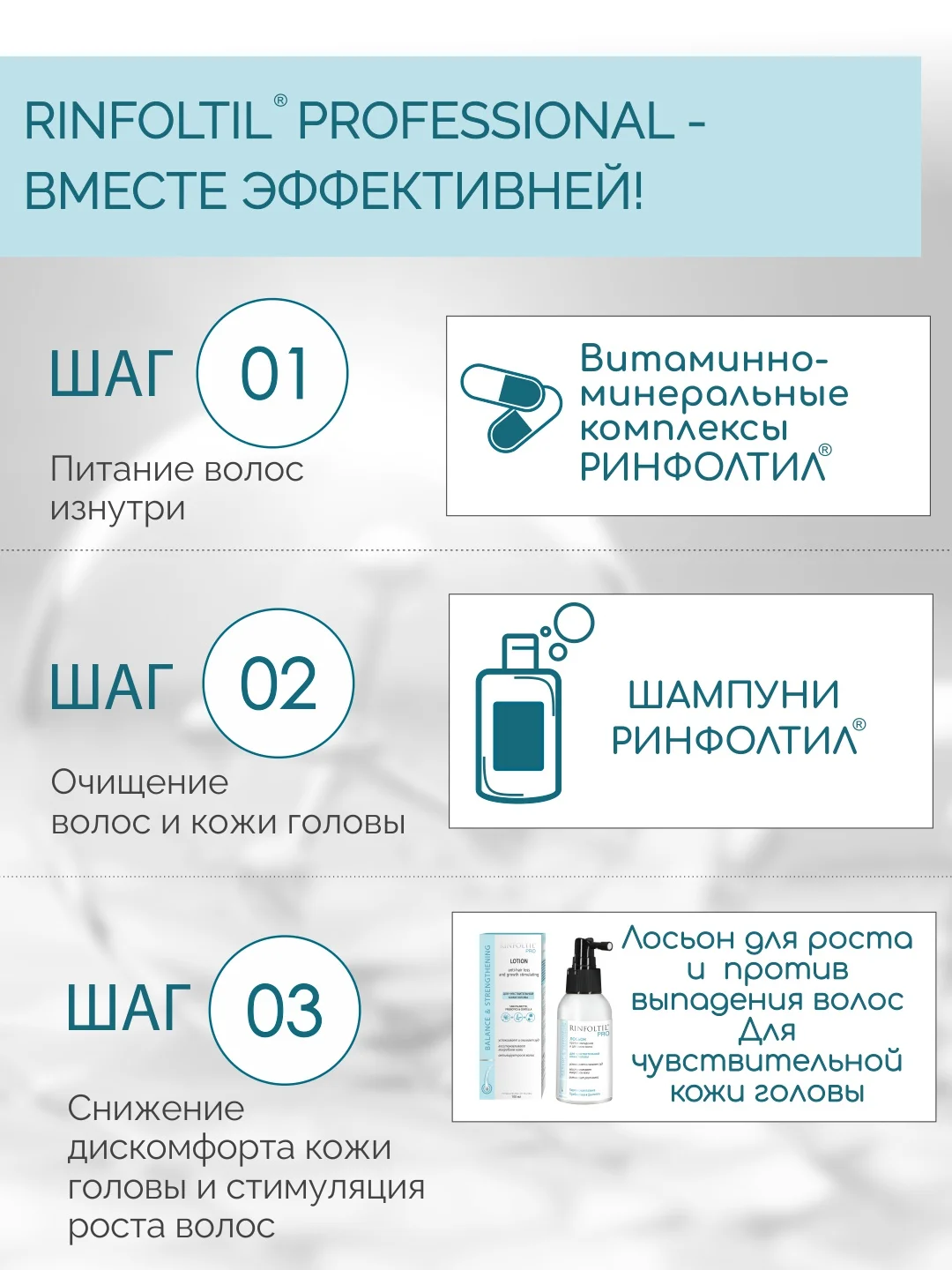 РИНФОЛТИЛ PRO Спрей для волос от выпадения для чувствительной кожи головы 100 мл