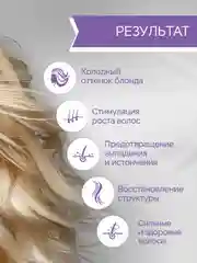 РИНФОЛТИЛ PRO шампунь Для нейтрализации желтизны волос в оттенки блонд
