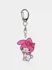 Розовый брелок с двусторонним аниме "My melody", "Hello Kitty", акриловый, 15 видов