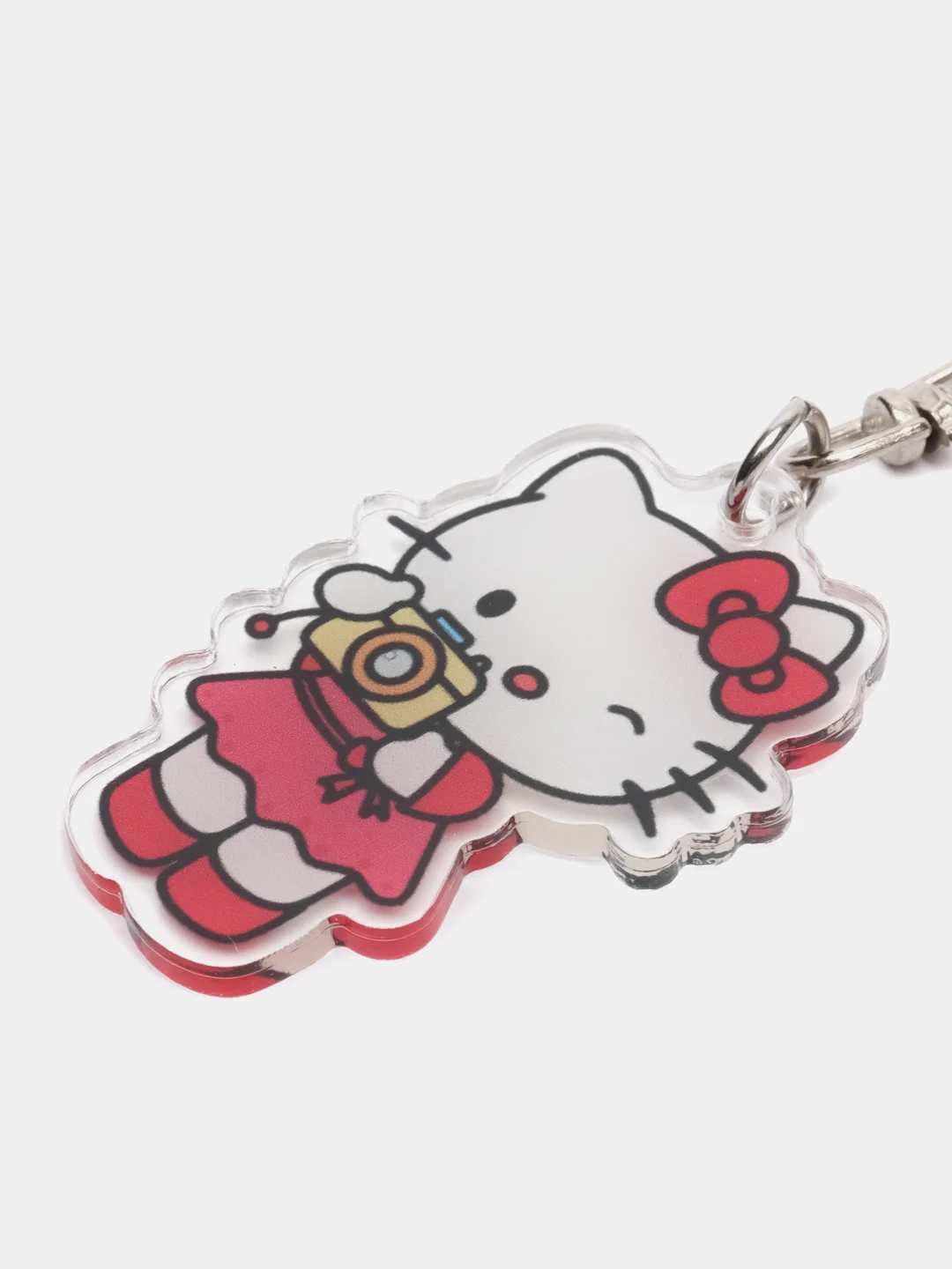 Тёмно-розовый брелок с двусторонним аниме "My melody", "Hello Kitty", акриловый, 15 видов