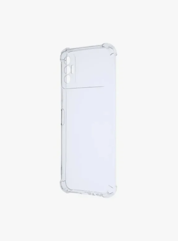 Чехол для Tecno Spark 8P, с усиленными углами, силиконовый, прозрачный