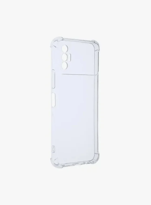 Чехол для Tecno Spark 8P, с усиленными углами, силиконовый, прозрачный