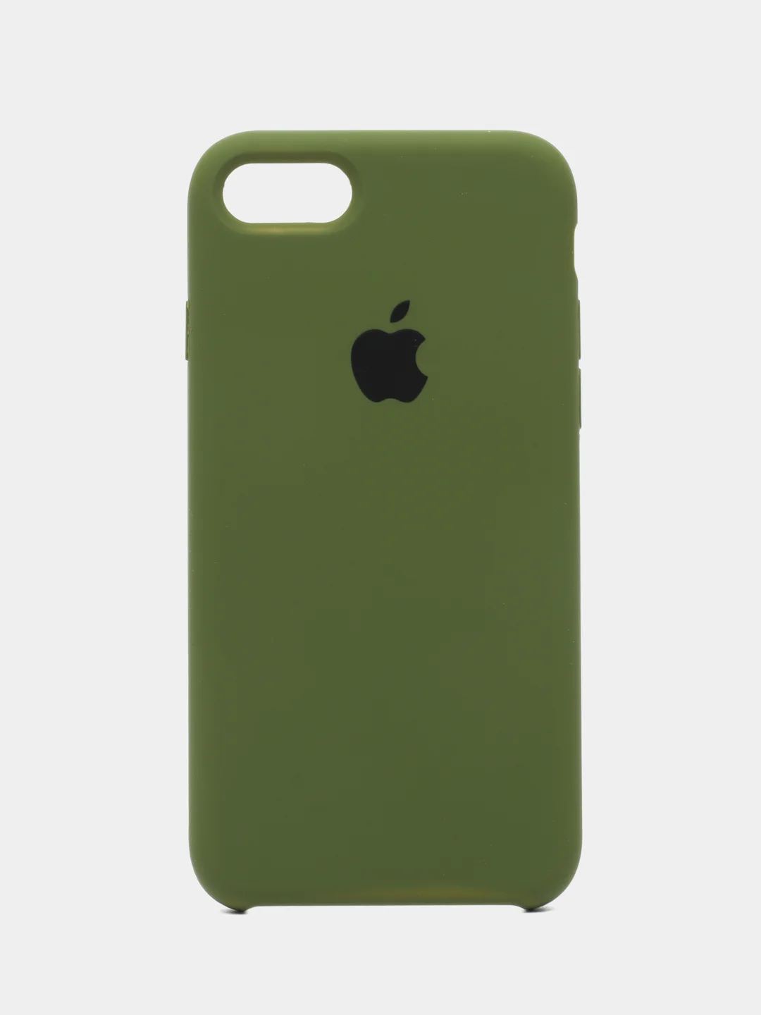 Зелёный хаки чехол защитный силиконовый для iPhone (Айфон) 15/14/13/12/11/XS/XR/X/8/7/SE/PLUS/PRO/MAX