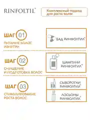 РИНФОЛТИЛ Липосомальная сыворотка против выпадения волос. При любом типе выпадения волос