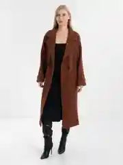 Бронзовый пальто женское, демисезон