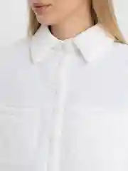 Белый куртка женская МЕГА ОВЕРСАЙЗ
