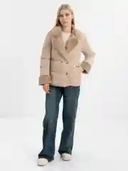 Бежевый куртка женская зимняя