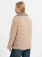 Бежевый куртка женская зимняя