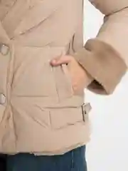 Бежевый куртка женская зимняя