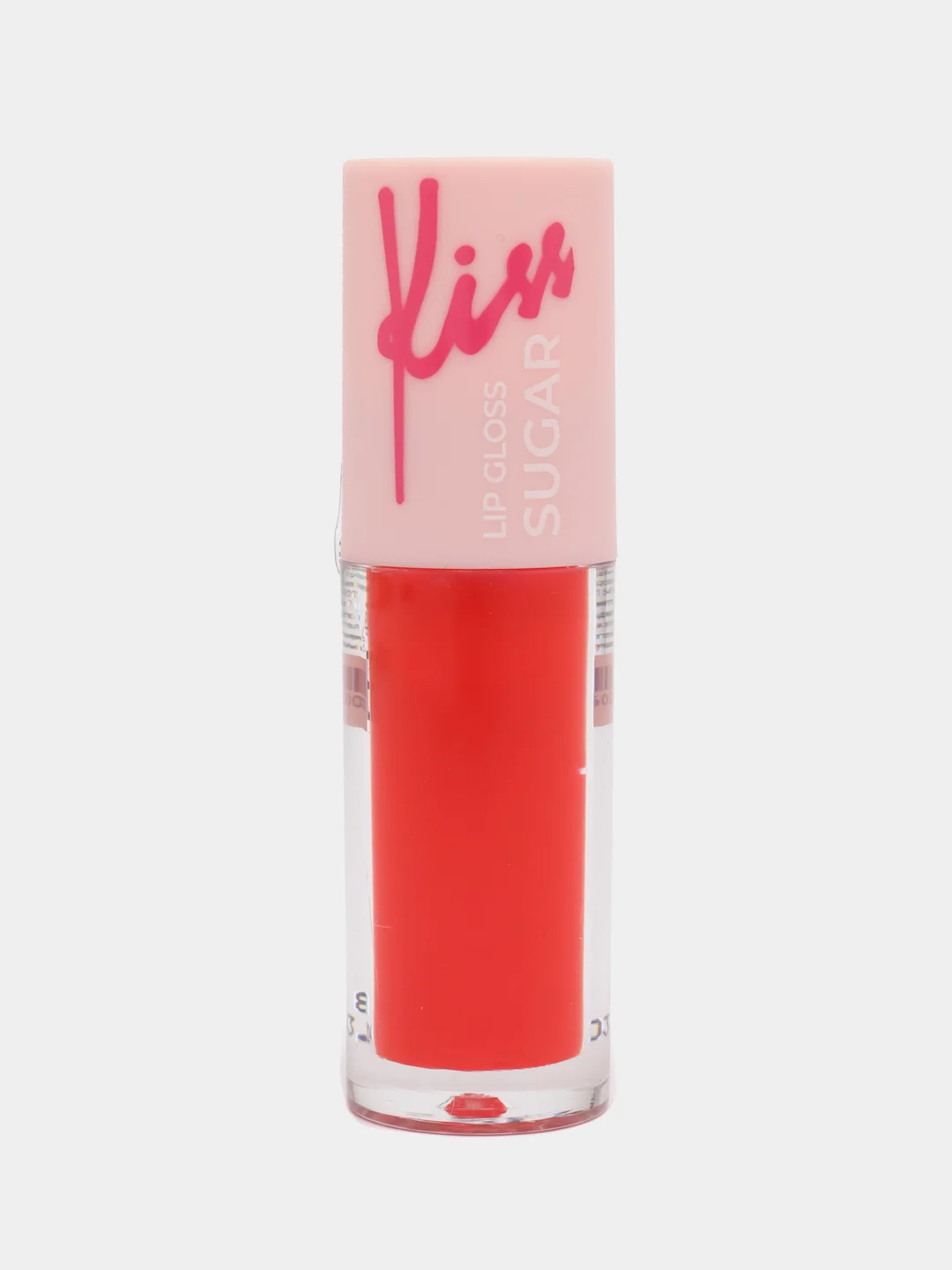 Красный lavellecollection Блеск для губ глянцевый SUGAR KISS, тон 07 красный
