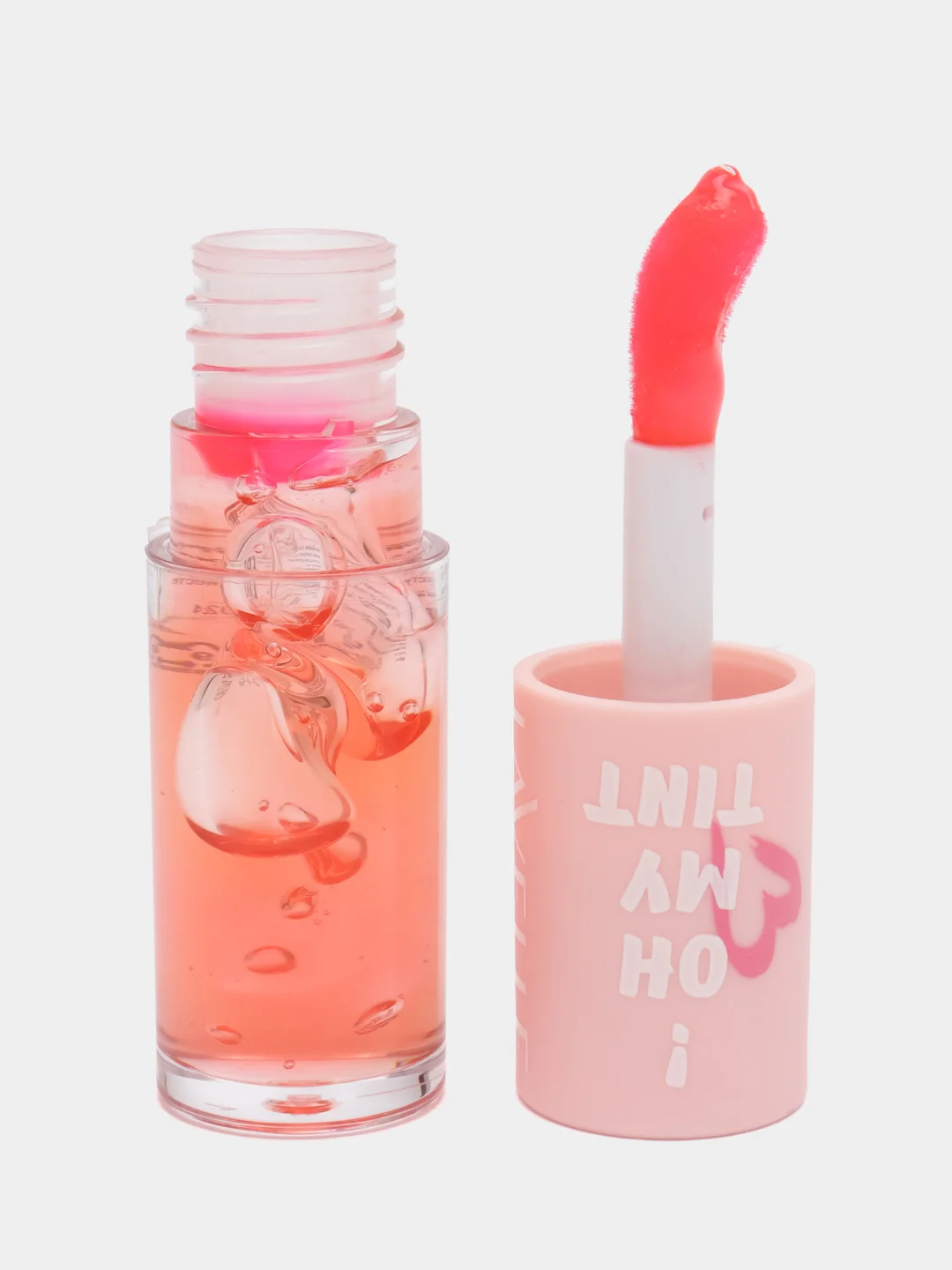 Розовый lavellecollection Масло-тинт для губ стойкий OH MY TINT тон 02