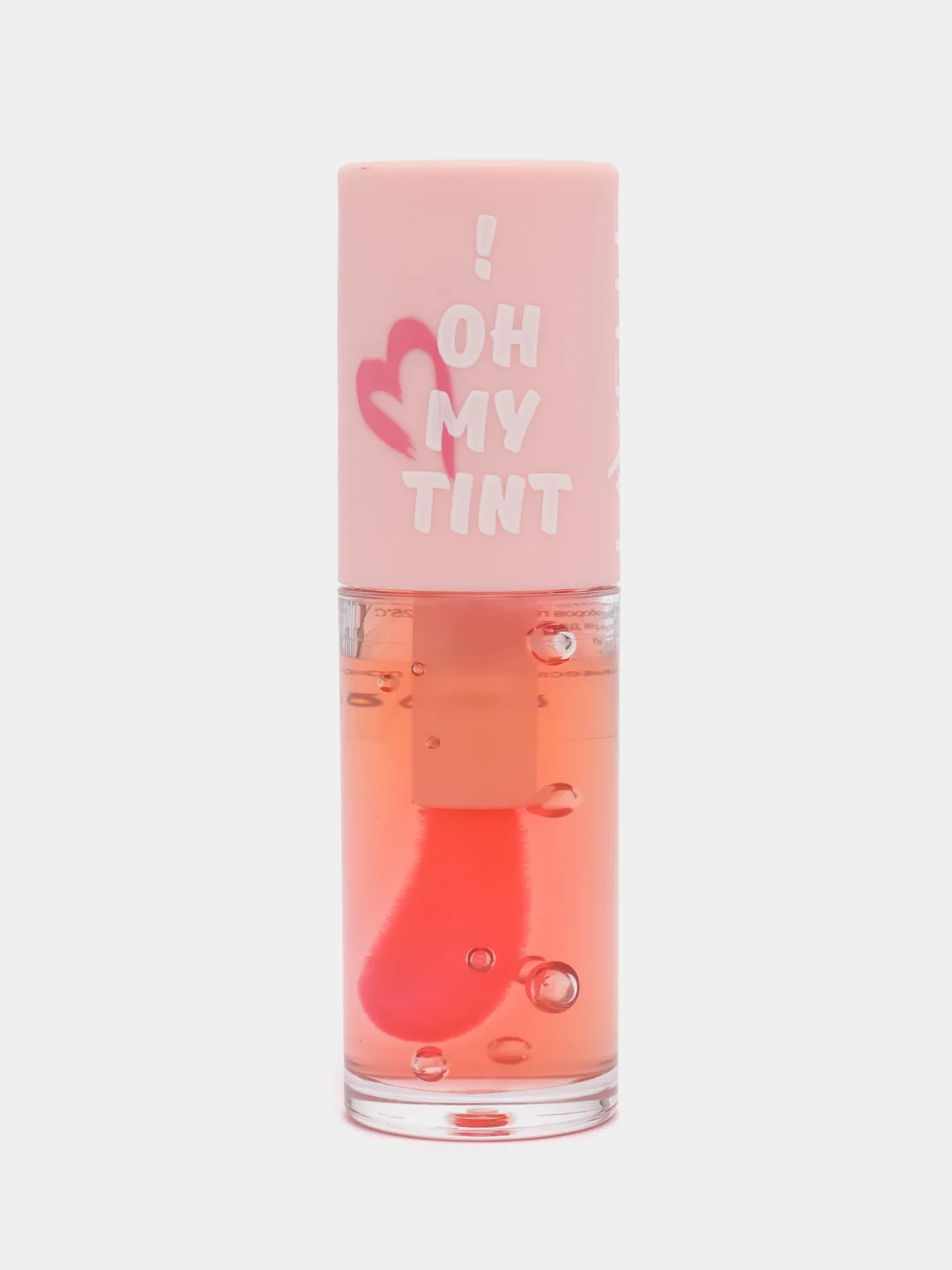 Розовый lavellecollection Масло-тинт для губ стойкий OH MY TINT тон 02