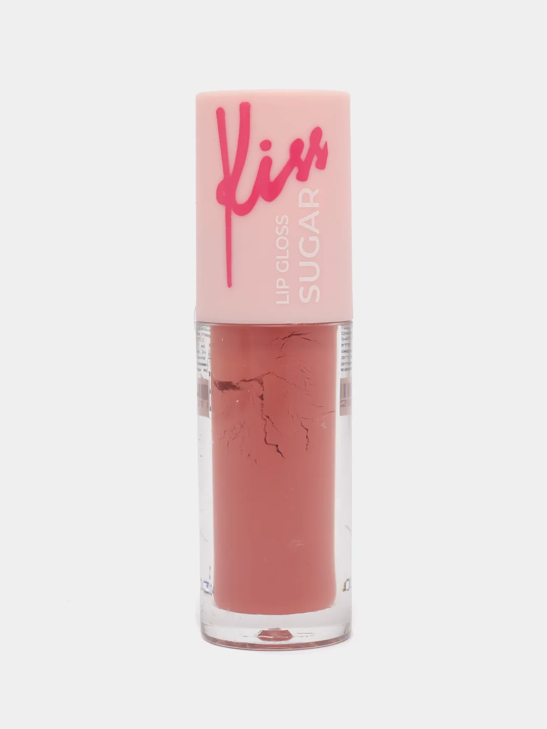 Коричневый lavellecollection Блеск для губ глянцевый SUGAR KISS, тон 03 коричнево-красный