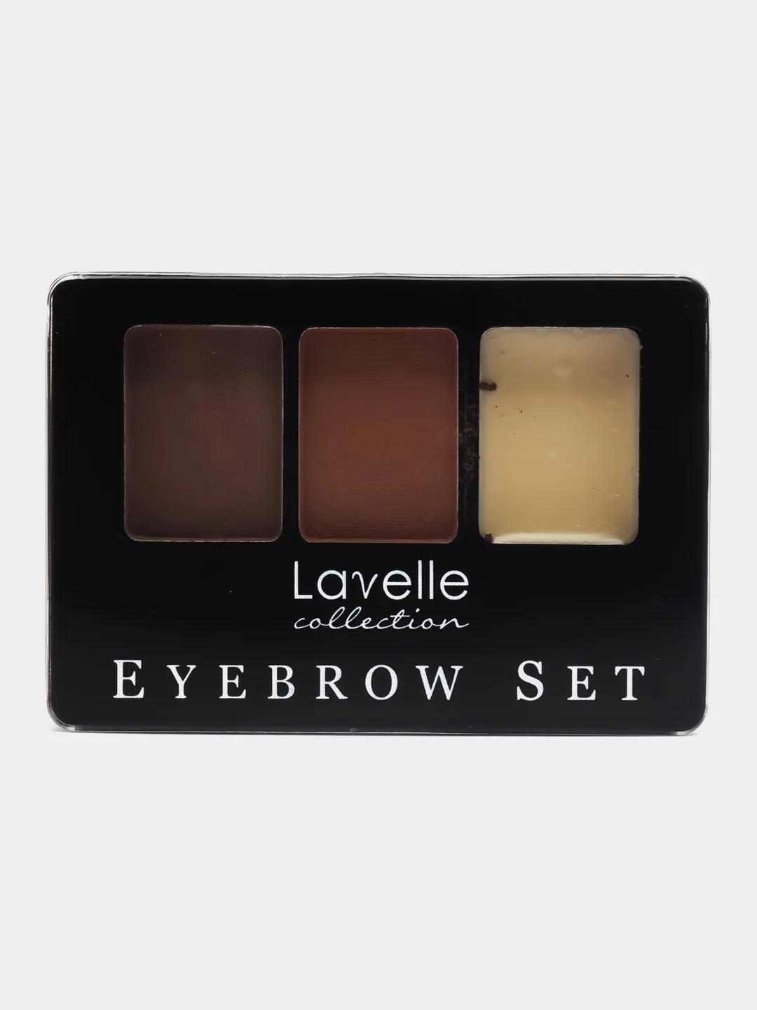 Шоколадный lavellecollection Тени для бровей с воском для фиксации, тон 02