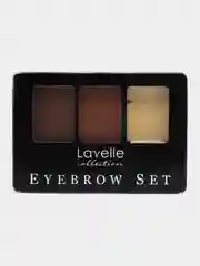 Шоколадный lavellecollection Тени для бровей с воском для фиксации, тон 02