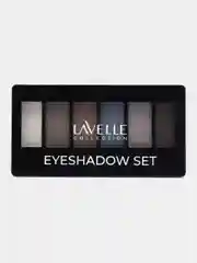 Голубой lavellecollection Тени для век, палетка, матовые и блестящие, тон 02 серо-голубой