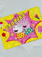 Мозаика детская Peppa Pig пазл свинка Пеппа 15 малыш Джордж игра для развития моторики