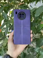 Фиолетовый чехол книжка elitcase для Honor 50 Lite и Nova 8i / Хонор 50 Лайт и Нова 8i