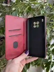 Красный чехол книжка elitcase для Honor 50 Lite и Nova 8i / Хонор 50 Лайт и Нова 8i