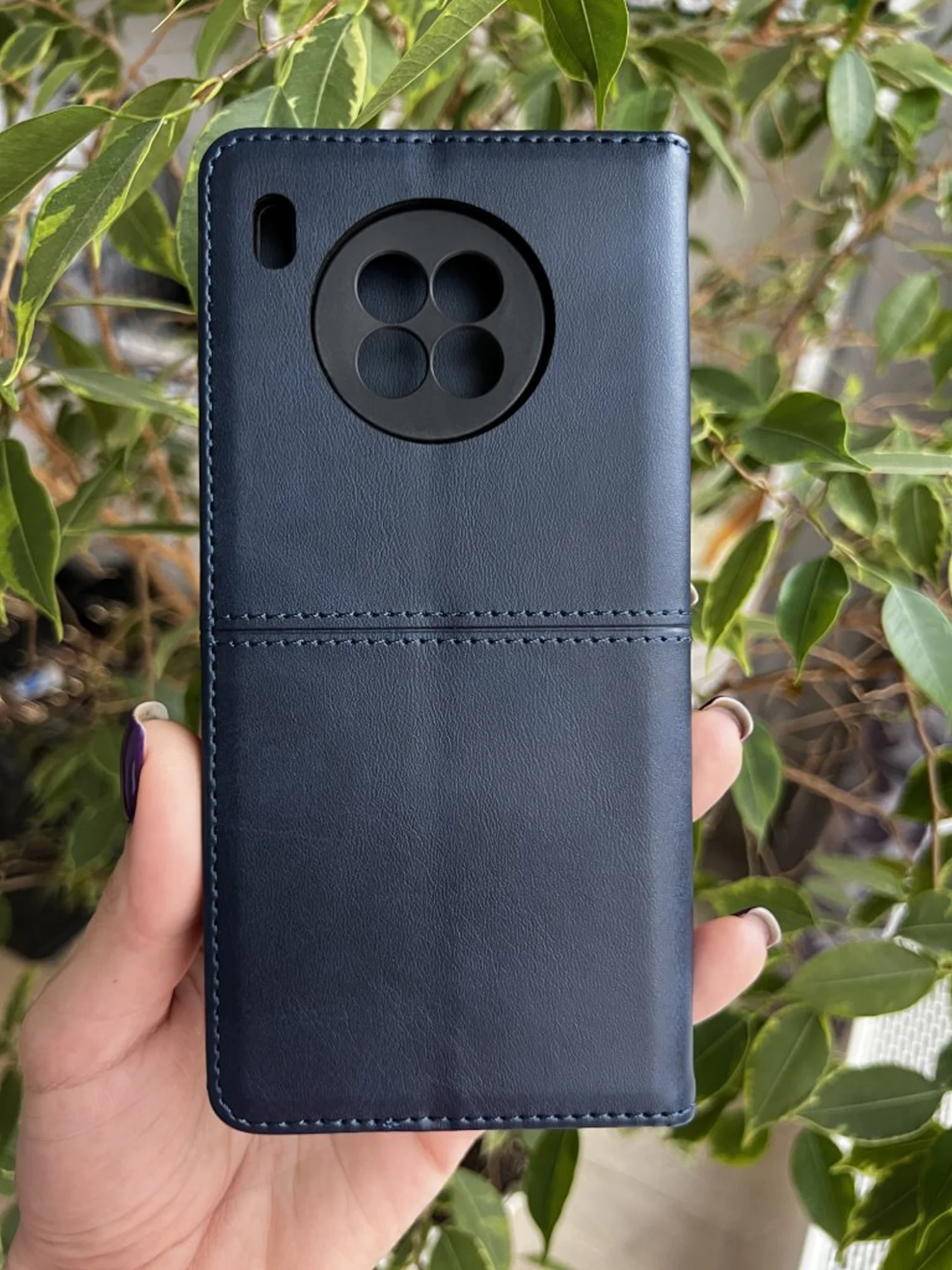 Синий чехол книжка elitcase для Honor 50 Lite и Nova 8i / Хонор 50 Лайт и Нова 8i