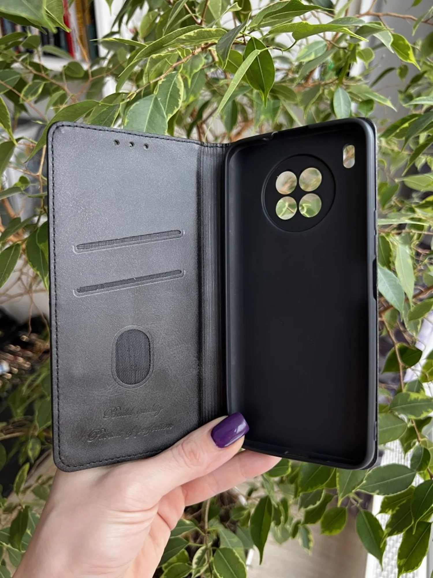 Черный чехол книжка elitcase для Honor 50 Lite и Nova 8i / Хонор 50 Лайт и Нова 8i