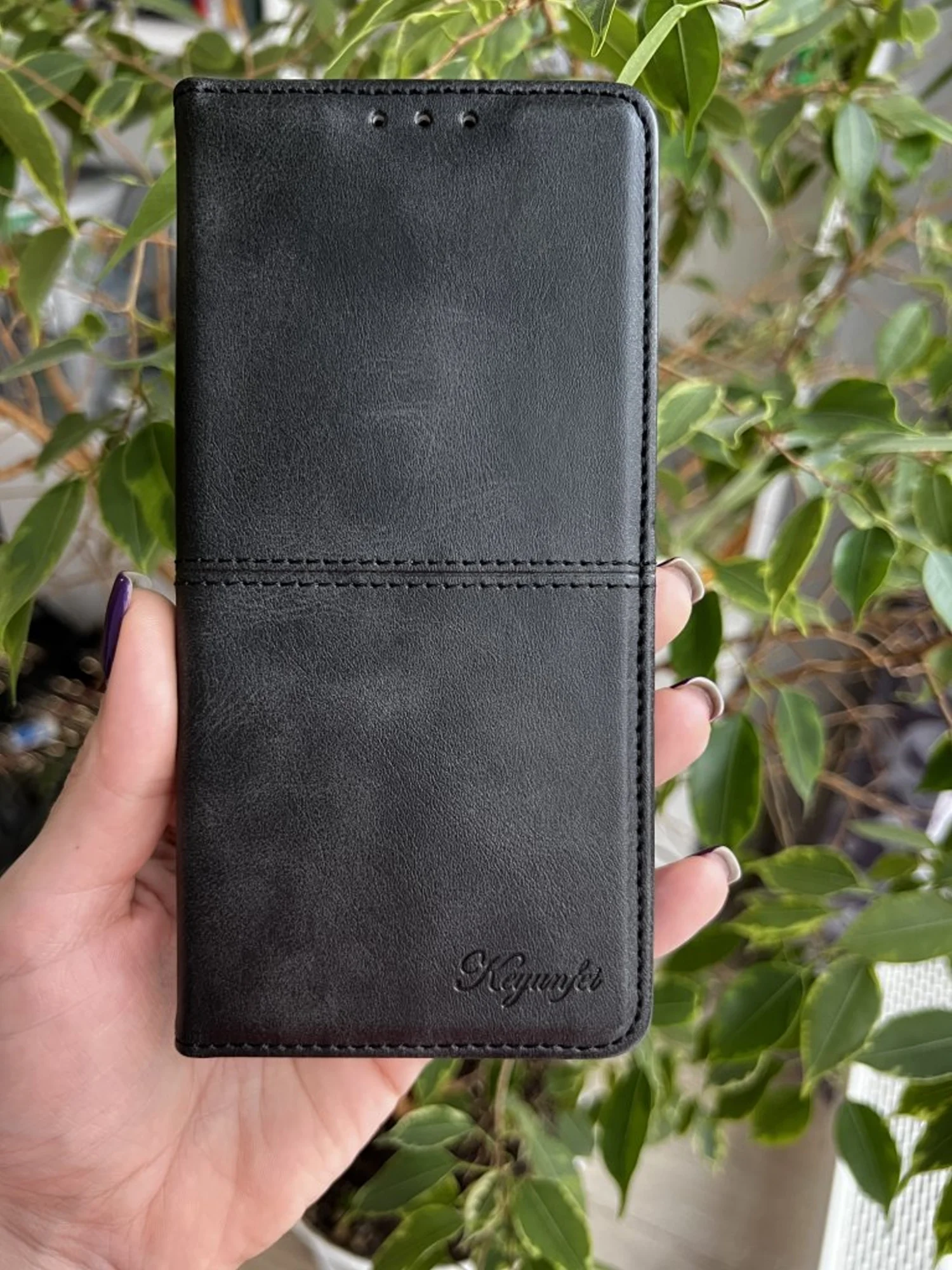 Черный чехол книжка elitcase для Honor 50 Lite и Nova 8i / Хонор 50 Лайт и Нова 8i