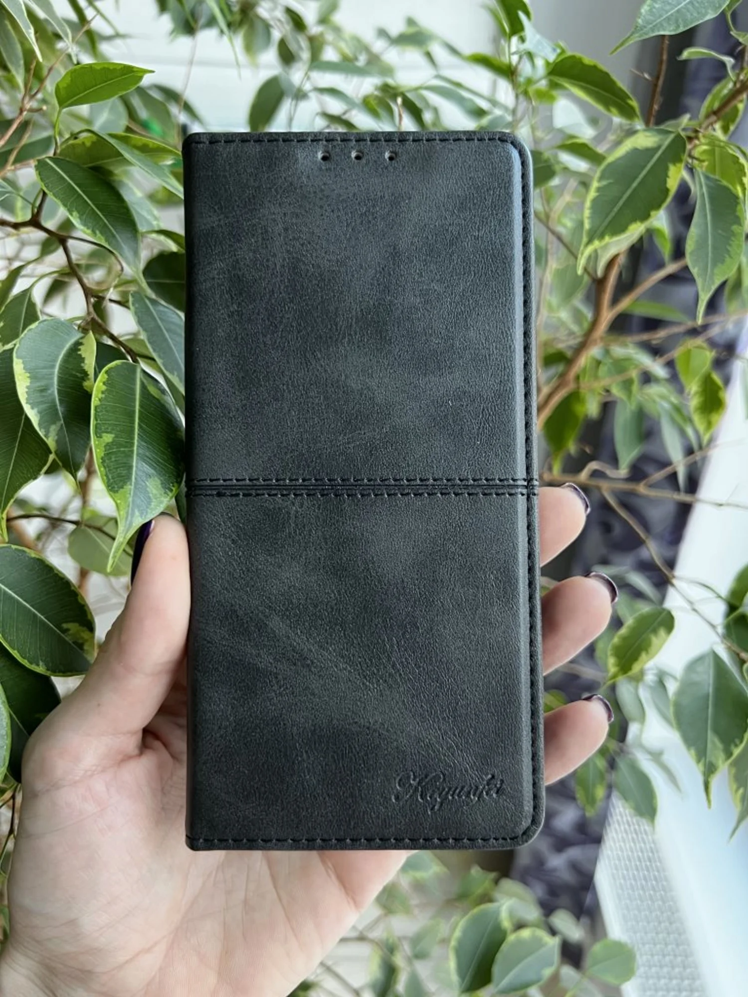 Черный чехол книжка elitcase для Honor 10X Lite / Хонор 10Х лайт